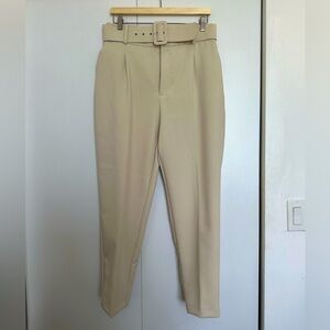 Zara Beige Trousers with Belt